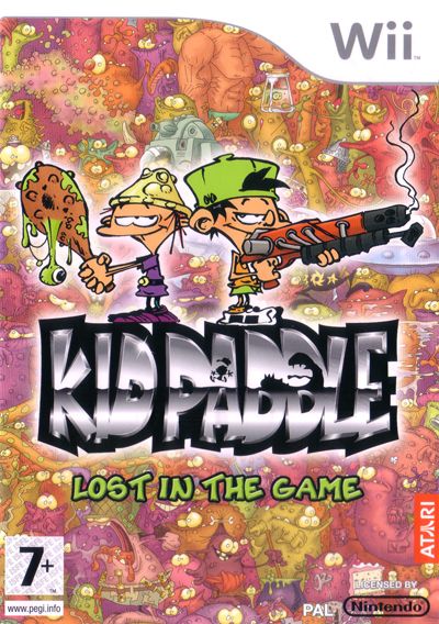 Kid Paddle: Lost in the Game box art for Wii